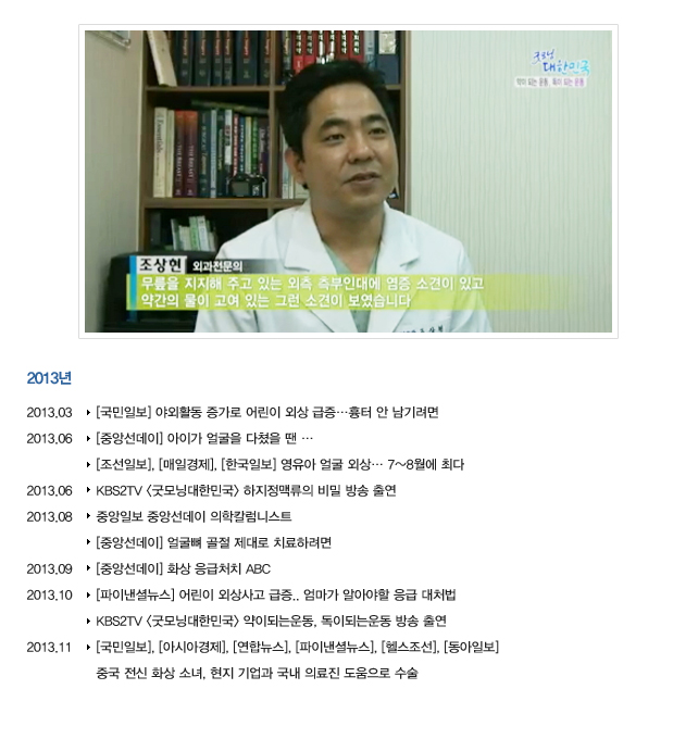 2013년 연혁