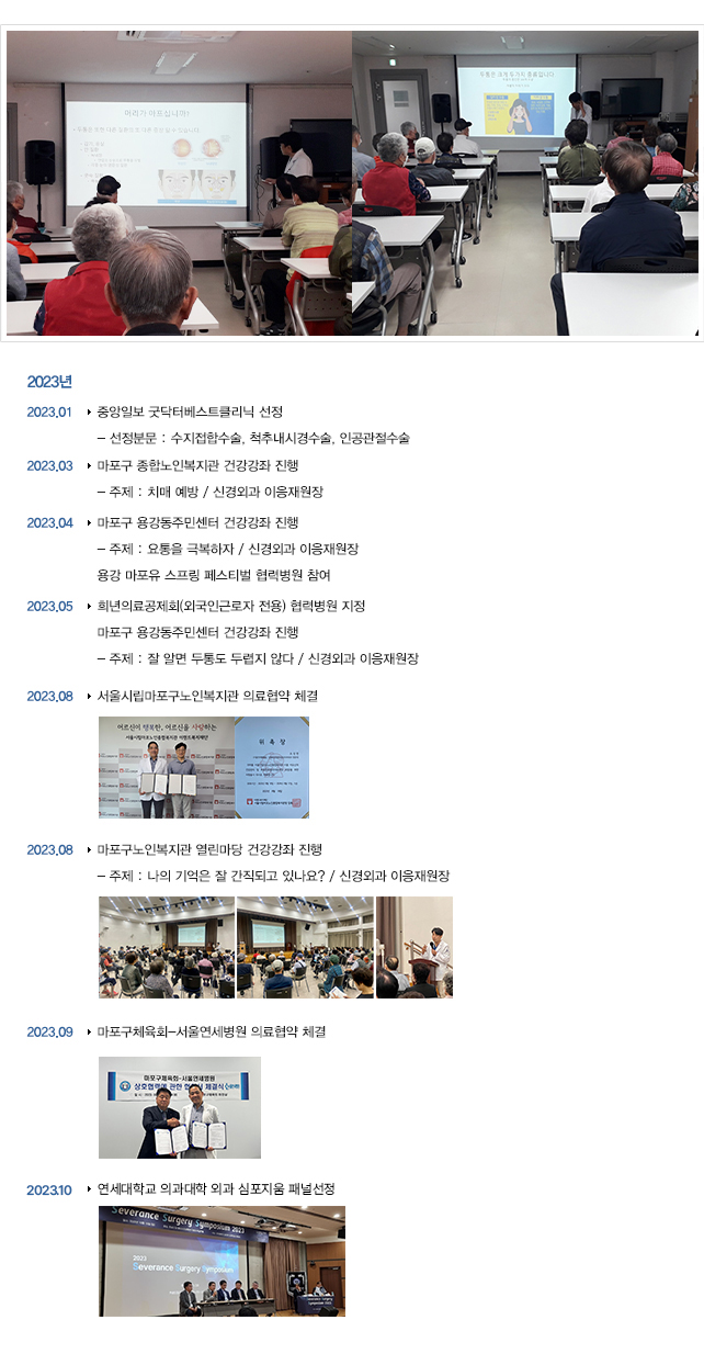 2023년 연혁